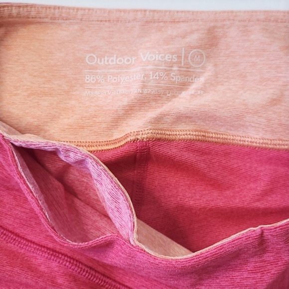 Outdoor Voices 7/8 Springs Leggings Flamingo/Rose - Picture 7 of 9
